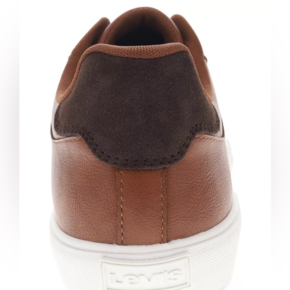 LEVI'S Men's Munro Faux-Leather Retro Low Top Sneakers - Picture 4 of 6